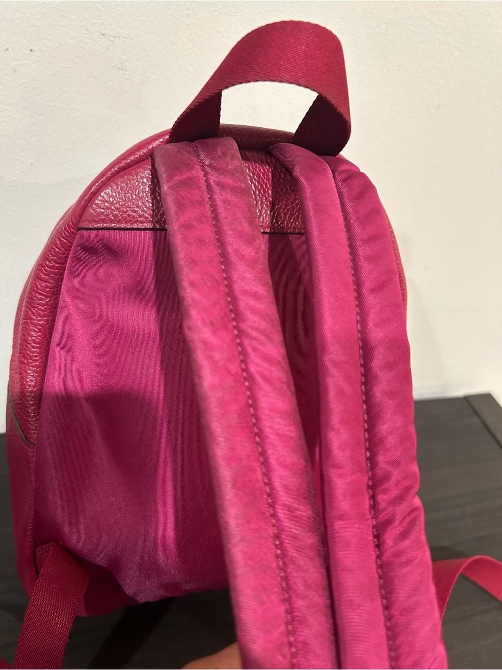 Coach Mini Charlie Backpack in Pebble Leather EUC - Picture 9 of 12